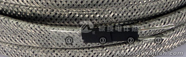 屏蔽型太阳能电伴热带(俗称解冻带或防冻带)结构