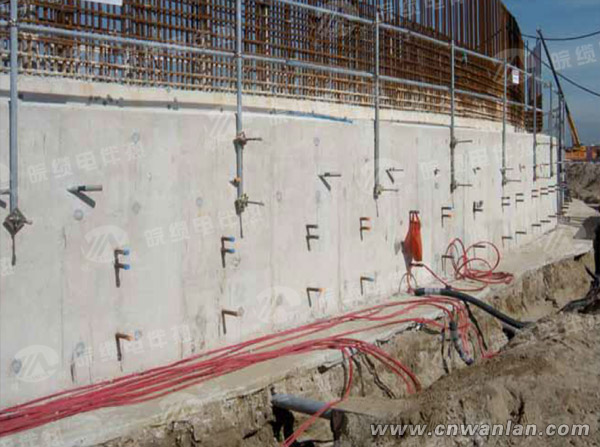 LNG液化天然气储罐地基电伴热带