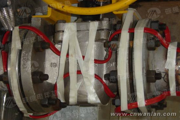 阀门电伴热带安装